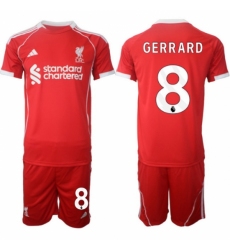 Men Liverpool 2026 Soccer Jerseys Red #8 GERRARD
