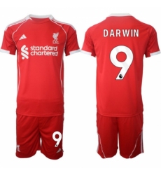 Men Liverpool 2026 Soccer Jerseys Red #9 DARWIN