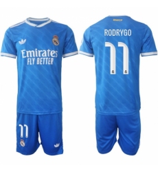 Men Real Madrid 2026 Soccer Jerseys Blue #12 TRENT