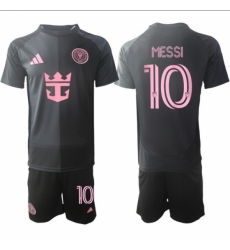 Men Inter Miami CF 2026 Soccer Jerseys Black #10 MESSI