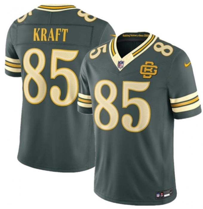 Men's Green Bay Packers #85 Tucker Kraft Dark Green 2026 F.U.S.E. Rivalries Collection Limited Football Stitched Jersey