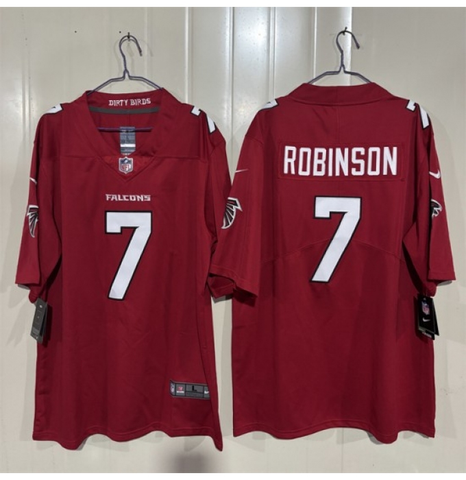 Men's Atlanta Falcons #7 Bijan Robinson Red 2026 New Vapor Untouchable Limited Stitched Football Jersey