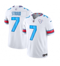 Men's Houston Texans #7 C.J. Stroud White 2026 F.U.S.E. Rivalries Collection Limited Football Stitched Jersey