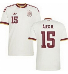 Men 15 Spain Alex Baena World Cup 2026 Away Replica Jersey 2