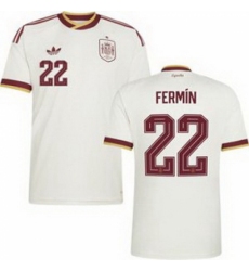 Men 22 Spain Fermin Lopez World Cup 2026 Away Replica Jersey 2