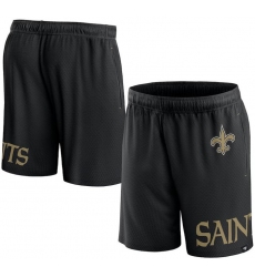 Men's New Orleans Saints Black Shorts