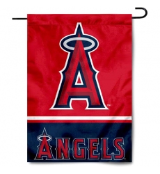 2Pcs WinCraft Los Angeles Angels Double Sided Garden Flag