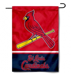 2Pcs WinCraft St. Louis Cardinals Double Sided Garden Flag