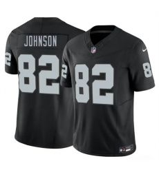 Men's Las Vegas Raiders #82 Brandon Johnson Black 2026 F.U.S.E. Vapor Untouchable Limited Football Stitched Jersey