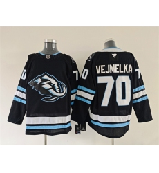 Men's Utah Mammoth #70 Karel Vejmelka Navy 2025 Stitched Jersey