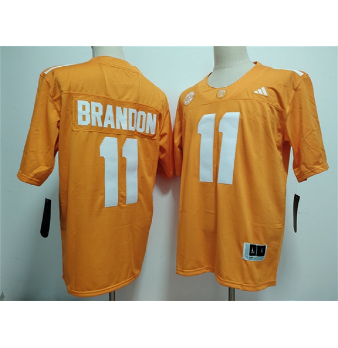 Men's Tennessee Volunteers #11 Faizon Brandon Orange 2026 Stitched Jersey