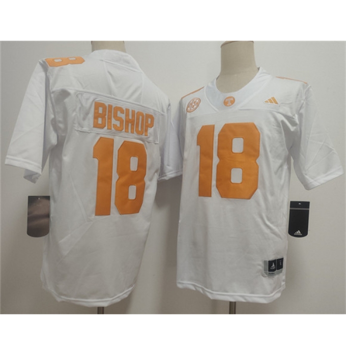 Men's Tennessee Volunteers #18 Desean Bishop White 2026 F.U.S.E. Stitched Jersey