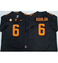 Men's Tennessee Volunteers #6 Joey Aguilar Black 2025 F.U.S.E. Stitched Jersey