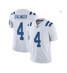 Men's Indianapolis Colts #4 Sam Ehlinger White Vapor Untouchable Stitched Jersey