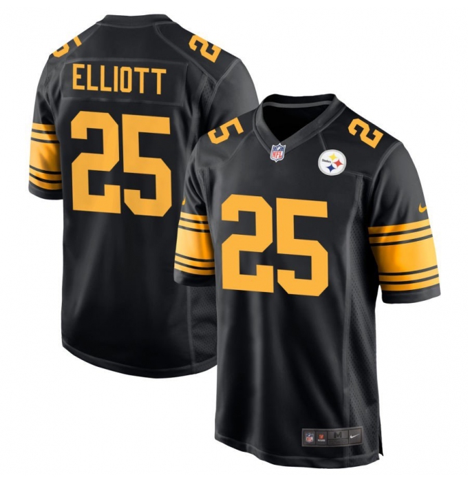 Men's Pittsburgh Steelers ＃25 DeShon Elliott Black Color Rush Vapor Untouchable Limited Stitched Jersey