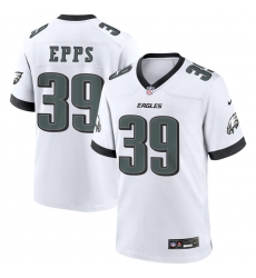 Men's Philadelphia Eagles #39 Marcus Epps White 2025 Vapor Untouchable Limited Stitched Football Jersey