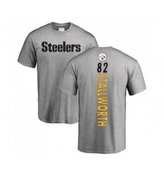 Football Pittsburgh Steelers #82 John Stallworth Ash Backer T-Shirt
