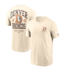 Men's Denver Broncos Natural Freestyle Essential T-Shirt