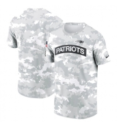 Men's New England Patriots 2024 Arctic Camo Salute To Service Performance T-Shirt