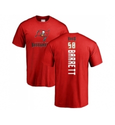 Football Tampa Bay Buccaneers #58 Shaquil Barrett Red Backer T-Shirt