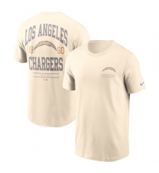 Men's Los Angeles Chargers Natural Freestyle Essential T-Shirt