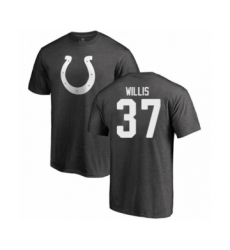 Football Indianapolis Colts #37 Khari Willis Ash One Color T-Shirt