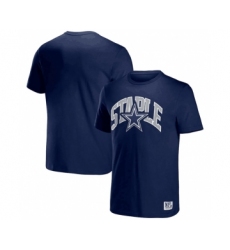 Men's Dallas Cowboys x Staple Navy Logo Lockup T-Shirt