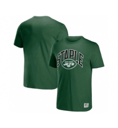 Men's New York Jets x Staple Green Logo Lockup T-Shirt