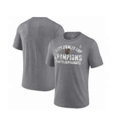 Men's Vegas Golden Knights Heather Gray 2023 Stanley Cup Champions Tri-Blend T-Shirt