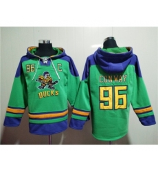 Men's Anaheim Ducks #96 Charlie Conway Green Ageless Must-Have Lace-Up Pullover Hoodie