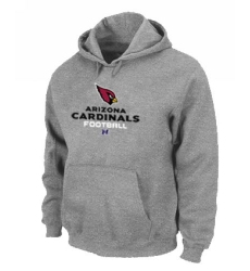 NFL Men Nike Arizona Cardinals Critical Victory Pullover Hoodie - Grey