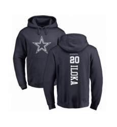 Football Dallas Cowboys #20 George Iloka Navy Blue Backer Pullover Hoodie