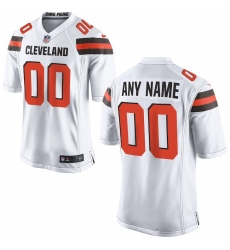 Nike Men's Cleveland Browns Customized White Game Jersey