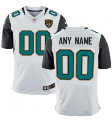 Men's Jacksonville Jaguars Nike White Custom Elite Jersey