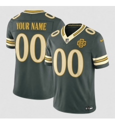 Men's Green Bay Packers Active Player Custom Gray 2026 F.U.S.E. “Rivalries” Vapor Untouchable Limited Football Stitched Jersey