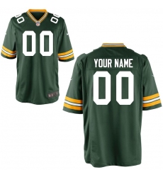 Youth Green Bay Packers Nike Green Custom Game Jersey
