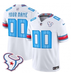 Men's Houston Texans Active Player Custom White 2026 F.U.S.E. “Rivalries” Vapor Untouchable Limited Football Stitched Jersey