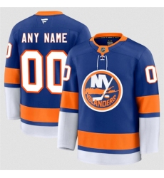 Men's New York Islanders Active Player Custom Royal 2024-25 Home Stitched Hockey Jersey