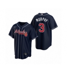 Women Atlanta Braves #3 Dale Murphy Nike Navy 2020 Replica Alternate Jersey
