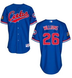 Men's Majestic Chicago Cubs #26 Billy Williams Authentic Royal Blue 1994 Turn Back The Clock MLB Jersey