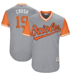 Men's Majestic Baltimore Orioles #19 Chris Davis 