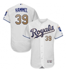Men's Majestic Kansas City Royals #39 Jason Hammel White Flexbase Authentic Collection MLB Jersey