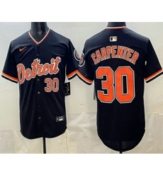 Men's Detroit Tigers #30 Kerry Carpenter Navy Limited Jersey