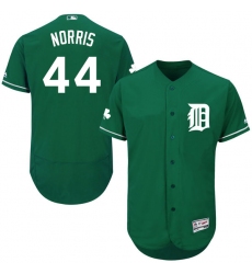 Men's Majestic Detroit Tigers #44 Daniel Norris Green Celtic Flexbase Authentic Collection MLB Jersey
