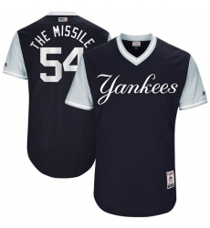 Men's Majestic New York Yankees #54 Aroldis Chapman 