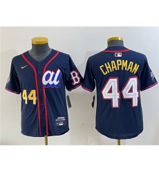 Youth American League #44 Aroldis Chapman Navy 2025 All-Star Edition Limited Stitched Baseball Jersey