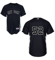 Men's Majestic New York Yankees #52 C.C. Sabathia Authentic Black MLB Jersey