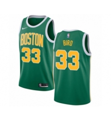 Men's Nike Boston Celtics #33 Larry Bird Green Swingman Jersey - Earned Edition