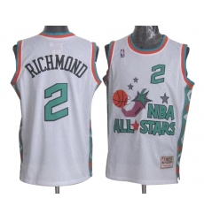 Men's Mitchell and Ness Sacramento Kings #2 Mitch Richmond Swingman White 1996 All Star Throwback NBA Jersey