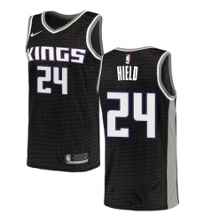 Women's Nike Sacramento Kings #24 Buddy Hield Authentic Black NBA Jersey Statement Edition